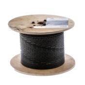 Pre-Wire Coax Single Black 500ft